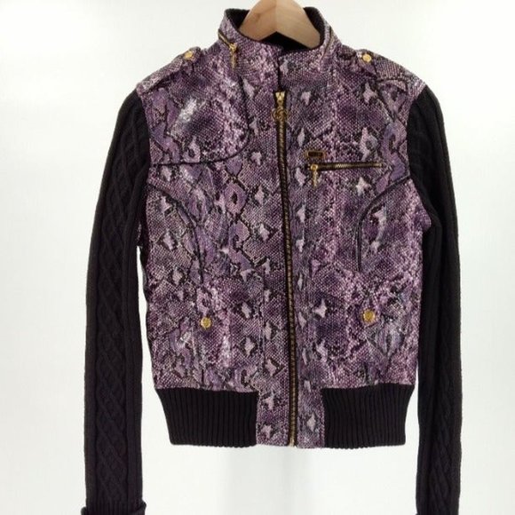 Purple Sweater Jacket - Picture 1 of 12
